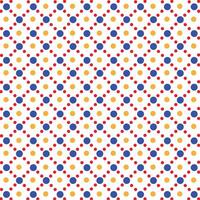 Dynamic Red and Blue Polka Dot Pattern vector