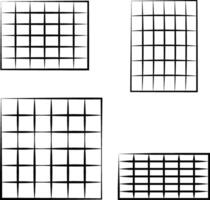 Stylish Abstract Grid Designs for Creative Projects vector