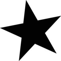 Black Star Icon - Graphic for Creative Design Projects vector