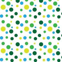 Classic Blue and Colorful Polka Dot Pattern Design vector