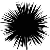 Dynamic Black Burst Graphic - Eye-Catching Design Element vector