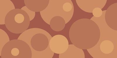 brown background circle pattern. template design for banner, poster, social media. vector