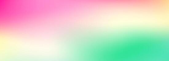 Pink and green smooth gradient. Springtime color blur background. Summer mood pastel blurred gradient backdrop. Fresh abstract spring theme wallpaper for poster, banner, template, presentation vector