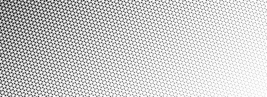 Triangle halftone gradient background. Geometric triangular tech pattern texture. Abstract fading gradation wallpaper. Vanishing mosaic pop art backdrop for flyer, poster, banner, booklet vector