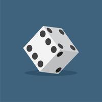 cube dice for intelligence game vector