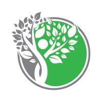 Tree logo template design vector