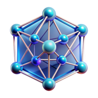 elegant contemporary A network of interconnected, glowing lines and nodes, resembling a neural network or circuit board, in cool, futuristic colors, with a sleek, minimalist design high quality png