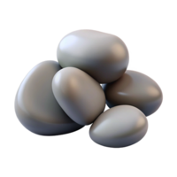 vibrant traditional A group of pebbles on a beach, smooth and polished by the waves, natural textures, minimalist style detailed png