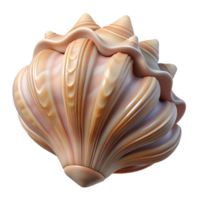 magnificent minimalist A close-up of a seashell, intricate patterns and textures, soft lighting, minimalist style high quality png
