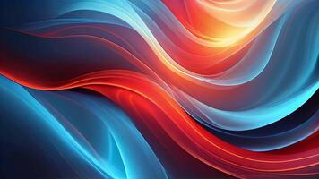 Abstract shiny wavy, simple, beautiful and modern on the background. video