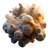 extraordinary contemporary A dynamic composition of swirling smoke and dust particles, illuminated by a dramatic, chiaroscuro light, in a surreal style exclusive png