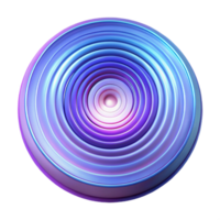 stunning modern A series of concentric circles radiating outwards, illuminated by a pulsating, hypnotic light, in a psychedelic style professional png