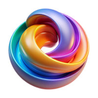 serene abstract An abstract representation of human emotions using swirling colors and dynamic shapes, illuminated by a dramatic, emotional light, in an expressionist style premium png