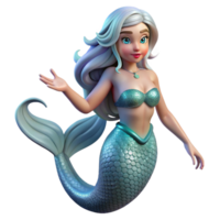 beautiful minimalist A beautiful siren with shimmering scales and hypnotic eyes, luring sailors to their doom with an enchanting melody, rendered in a surrealist style professional png