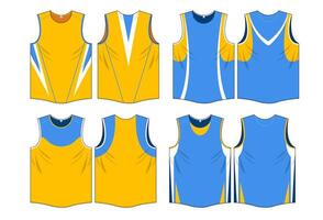 Design Variation of Running jersey template vector