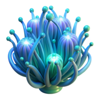 beautiful classic Intertwined, bioluminescent tendrils of deep sea flora, emitting a soft, otherworldly glow, with intricate details and textures, in a Surrealist style high resolution png