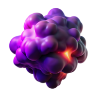 magnificent vintage A cloud of swirling, smoky wisps in shades of deep violet and crimson, illuminated by a backlighting effect, creating a sense of mystery and depth, in a Romantic style original png