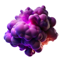 impressive artistic A cloud of swirling, smoky wisps in shades of deep violet and crimson, illuminated by a backlighting effect, creating a sense of mystery and depth, in a Romantic style genuine png