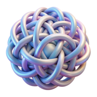 serene contemporary An intricate tapestry of interwoven threads of light, forming complex knots and patterns, illuminated by a soft, diffused light, in a Fiber Art style high quality png