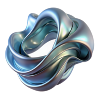 dramatic modern A flowing, ribbon-like form made of liquid mercury, reflecting the surrounding environment in a distorted manner, illuminated by a cool, metallic light, in a Futurist style detailed png