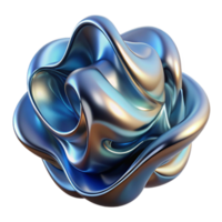 wonderful creative A flowing, liquid metal form morphing and transforming in real-time, illuminated by a dynamic, shifting light, in a Generative Art style high quality png