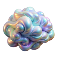magnificent contemporary A cloud of swirling, iridescent particles, forming intricate patterns and shapes, illuminated by a soft, ethereal glow, in a Psychedelic style genuine png