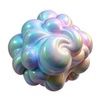 impressionante vintage uma nuvem do rodando, iridescente partículas, formando intrincado padrões e formas, iluminado de uma macio, etéreo brilho, dentro uma psicodélico estilo original png