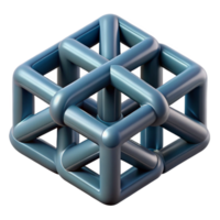 impressive vintage A series of interconnected, geometric shapes forming a complex, three-dimensional structure, illuminated by a dramatic, chiaroscuro lighting, in a Constructivist style premium png