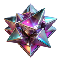 vibrant minimalist A dynamic composition of fragmented, mirrored surfaces reflecting distorted images of abstract shapes, illuminated by a neon, cyberpunk-inspired lighting, in a Synthwave style 4K png