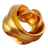 dramatic contemporary A flowing, ribbon-like form made of liquid gold, reflecting the surrounding environment in a distorted manner, illuminated by a warm, golden light, in an Art Deco style premium png