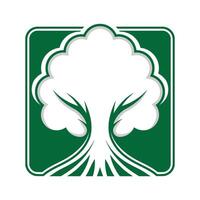 Tree graphic template vector