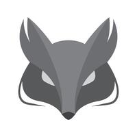 Fox head graphic design vector