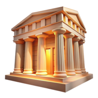 dramatic contemporary Ancient Egyptian temple, hieroglyphics, towering columns, desert setting, bright sunlight, 8k, high detail, high resolution png