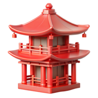 serene abstract A traditional, Japanese pagoda with intricate carvings and vibrant red paint. Soft, diffused lighting with a serene, spiritual style genuine png