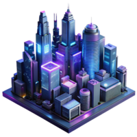 serene classic A futuristic, cyberpunk cityscape with towering skyscrapers and neon signs. Dark, moody lighting with a gritty, dystopian style 4K png