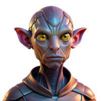 beautiful rustic A highly detailed portrait of a humanoid alien with intricate facial markings and luminous eyes, lit by a single, warm light source. Digital painting style original png