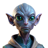 vibrant abstract A highly detailed portrait of a humanoid alien with intricate facial markings and luminous eyes, lit by a single, warm light source. Digital painting style professional png