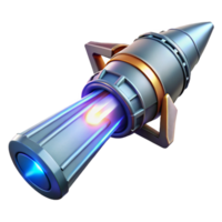 extraordinary rustic A powerful energy beam emanating from a futuristic weapon, illuminating dust particles in its path. Realistic rendering, dramatic lighting detailed png