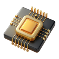 deslumbrante vintage uma solteiro microchip, ampliado para revelar Está complexo arquitetura, dourado circuitos gravado para uma Sombrio silício superfície, aceso de uma digitalização elétron microscópio, científico estilo 4k png
