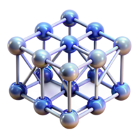magnificent minimalist A quantum computer, represented by a complex lattice of interconnected glowing nodes, scientific style, ethereal lighting exclusive png