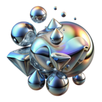 stunning minimalist A cascade of liquid mercury, reflecting distorted, fragmented images of surrounding light, in a futuristic, cyberpunk style authentic png