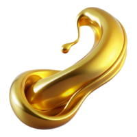 dramatic vintage A dynamic, flowing stream of liquid gold, illuminated by a warm, golden light, in a luxurious, Art Deco style high quality png