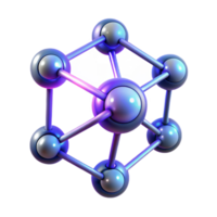 magnificent contemporary A network of interconnected, glowing nodes, pulsating with energy, in a futuristic, technological style detailed png