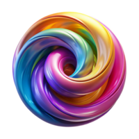 dramatic contemporary A dynamic, swirling vortex of colorful paint, illuminated by a bright, studio light, in an abstract expressionist style detailed png