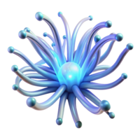 elegant contemporary A network of pulsating, bioluminescent tendrils, emitting a soft, ambient light, in a surreal, organic style 4K png