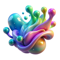 vibrant minimalist A dynamic flow of vibrant, phosphorescent particles, tracing intricate patterns in the air, in a kinetic, energetic style high quality png