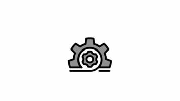 Modern Agile sprint circle - Agile and teamwork symbol motion design video