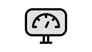 do utilizador e projeto Rapidez animado ícone - ágil e trabalho em equipe símbolo movimento Projeto video
