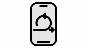 project management structure animated icon - Agile and teamwork symbol motion design video