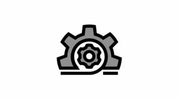 Modern Agile sprint animated icon - Agile and teamwork symbol motion design video
